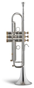 Bb VRII silver trumpet stomvi